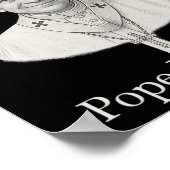Poster Portrait du Pape Leo Xiv (Coin)