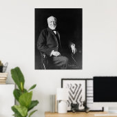 Poster Portrait du philanthrope Andrew Carnegie (Bureau à domicile)