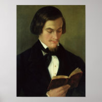 Portrait du poète Heinrich Heine 1842