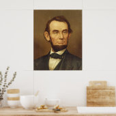 Poster Portrait du président Abraham Lincoln (Cuisine)