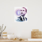 Poster Portrait du président Barack Obama (Cuisine)