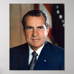 Poster Portrait du Président Richard Nixon