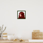 Poster Portrait du profil (Cuisine)