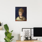 Poster Portrait du Régent Sophia, 1772 (Bureau à domicile)