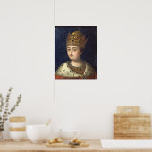 Poster Portrait du Régent Sophia, 1772 (Cuisine)