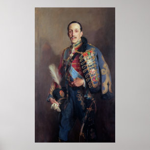 Poster Portrait du Roi Alfonso XIII de l'Espagne, 1927