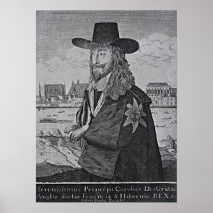 Poster Portrait du Roi Charles I