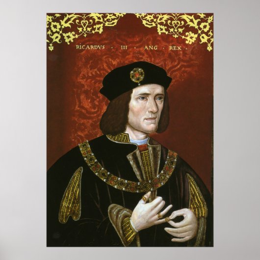 Poster Portrait du roi d'Angleterre Richard III (Devant)