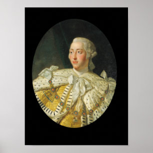 Poster Portrait du roi George III après 1760