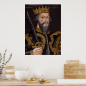Poster Portrait du roi Guillaume I Le Conquérant (Cuisine)