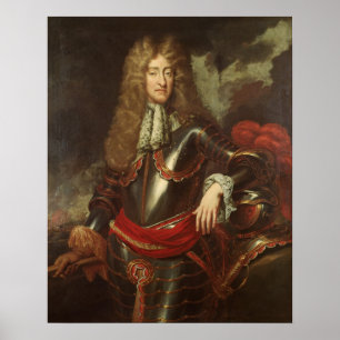 Poster Portrait du roi James II, c.1690