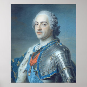 Poster Portrait du roi Louis XV 1748