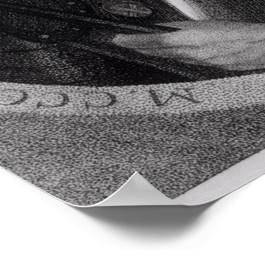 Poster Portrait du roi Robert Ier d'Écosse (Coin)