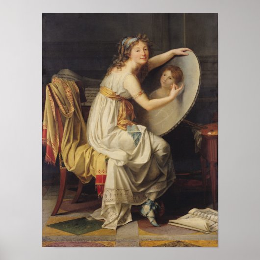 Poster Portrait du Rose Adelaide Ducreux (Devant)