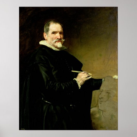 Poster Portrait du sculpteur, Juan Martinez (Devant)