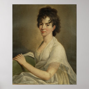 Poster Portrait du veuf Constanze Mozart, 1802