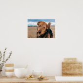 Poster Portrait d'un Airedale Terrier 2 (Cuisine)