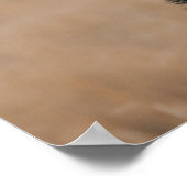 Poster Portrait d'un Airedale Terrier 2 (Coin)