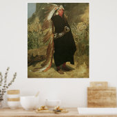 Poster Portrait d'un chef indien, 1875 (Cuisine)