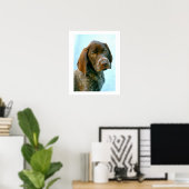 Poster Portrait d'un chien (Bureau à domicile)