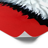 Poster Portrait d'un chien d'esquimau américain | AI Art (Coin)