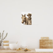Poster Portrait d'un cowboy (Cuisine)