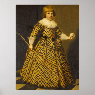 Poster Portrait d'un garçon avec un club de golf - Golf I