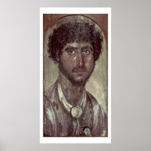 Poster Portrait d'un Greek, from Fayum, Romano-Egyptian