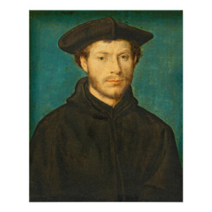 Poster Portrait d'un homme, C. 1536 - 40 (huile sur la