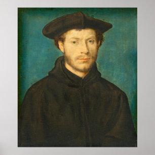 Poster Portrait d'un homme - Corneille de Lyon Art