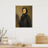 Poster Portrait d'un homme - Jean-François Millet Art (Cuisine)