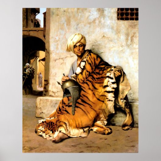 Poster Portrait d'un homme oriental (Devant)