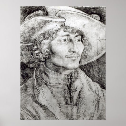 Poster Portrait d'un inconnu, 1521 (Devant)