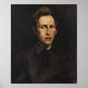 Poster Portrait d'un jeune homme par George Bellows