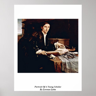 Poster Portrait D'Un Jeune Universitaire Par Lorenzo Lott