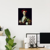 Poster Portrait d'un lecteur d'enregistreur (Bureau à domicile)