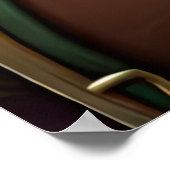 Poster Portrait d'un orc Halfling hybride | Art AI (Coin)