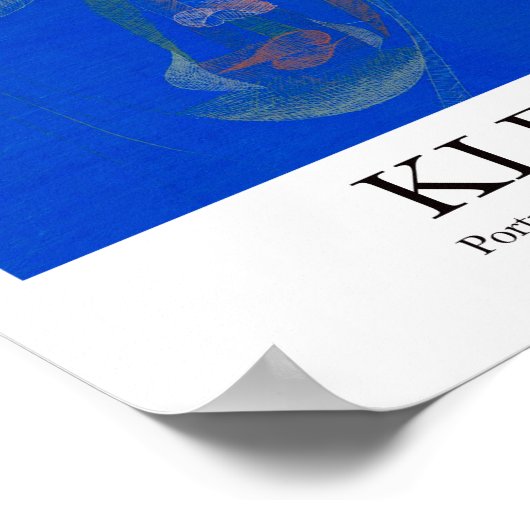 Poster Portrait d'un Oriental par Paul Klee (Coin)