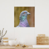 Poster Portrait D'Un Pigeon (Cuisine)