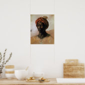 Poster Portrait d'un Turc dans un Turban, c.1826 (Cuisine)
