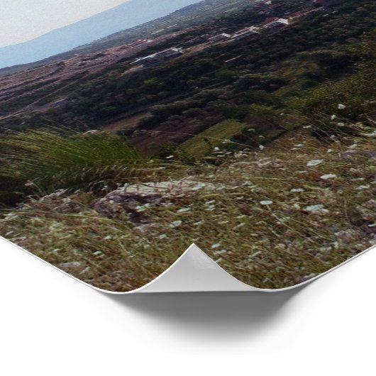 Poster Portrait d'un village grec (Coin)