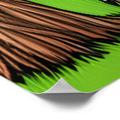 Poster Portrait d'une bête d'imaginaire vert d'un oeil |  (Coin)