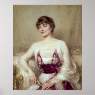 Poster Portrait d'une comtesse