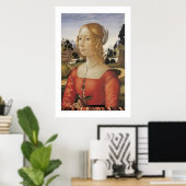Poster Portrait d'une dame (Bureau à domicile)