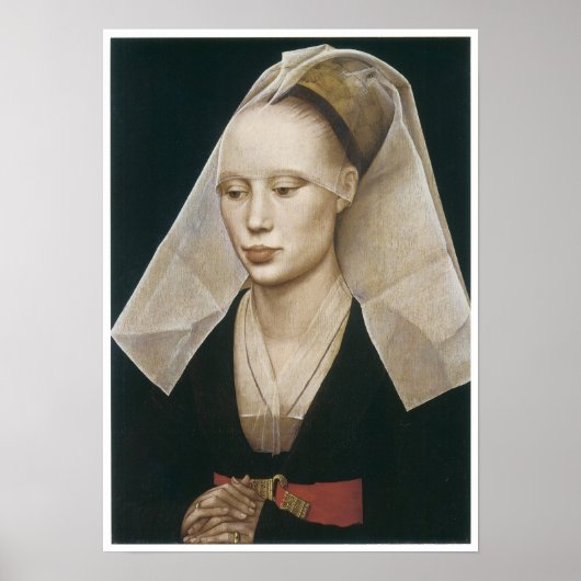 Poster Portrait d'une dame, 1460 (Devant)