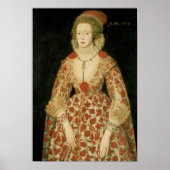 Poster Portrait d'une dame, 1619 (Devant)