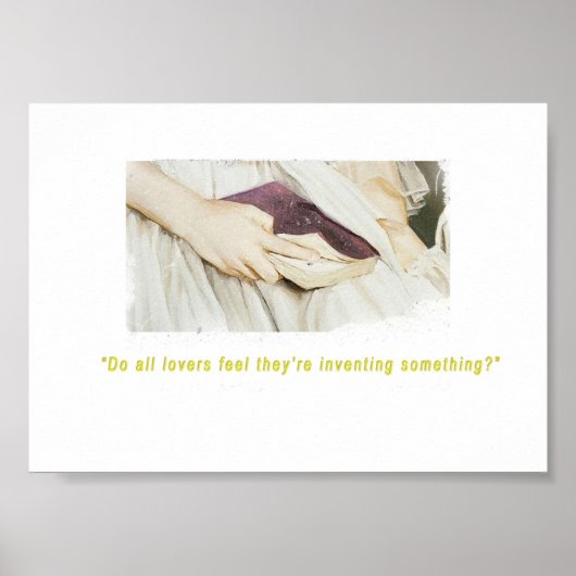 Poster Portrait d'une dame amoureuse du feu (Devant)