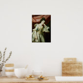 Poster Portrait d'une dame avec une Statuette de Cupid (Cuisine)