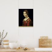 Poster Portrait d'une dame de la Cour de Milan (Cuisine)