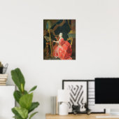 Poster Portrait d'une dame, dit-on Madame Adelaide, da (Bureau à domicile)
